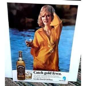 1976 Serralles Don Q Rum Sexy Woman Original Ad Vintage epherma mancave man cave